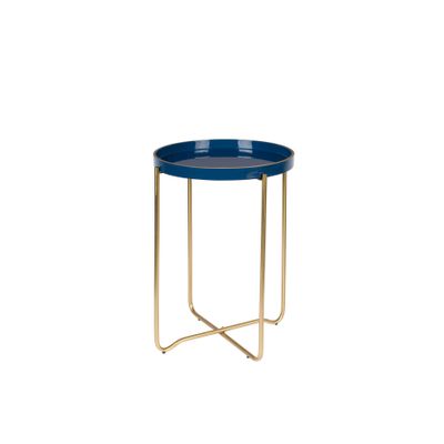 White Label Living Side Table Celina Dark Blue White Label Living Side Table Celina Dark Blue