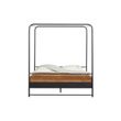 Afbeelding van VT Wonen Bunk Hemelbed Metaal Zwart 160 x 200 CM