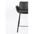 Afbeelding van Zuiver Brit Counterstoel LL Black