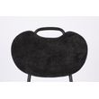Afbeelding van White Label Living Counter Stool Aspen Black