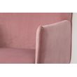 Afbeelding van White Label Living Armchair Dion Velvet Pink