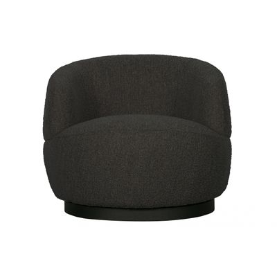 BePureHome Woolly Draaifauteuil BouclÉ Antraciet BePureHome Woolly Draaifauteuil BouclÉ Antraciet