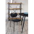 Afbeelding van White Label Living Chair Aspen Black