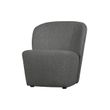Afbeelding van VT Wonen Lofty Fauteuil Bouclé Staalgrijs