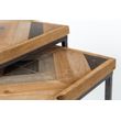 Afbeelding van White Label Living Side Table Joy Set Of 2