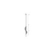 Afbeelding van White Label Living Pendant Lamp Monica White