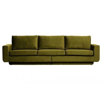 BePureHome Fame 3-zits Bank Olive Green BePureHome Fame 3-zits Bank Olive Green