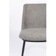 Afbeelding van White Label Living Chair Lionel Light Grey