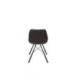 Afbeelding van Zuiver Brent Air Stoel Chocolate Black