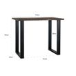 Afbeelding van Richmond Interiors Bartafel Raffles 140x80, gerecyceld hout