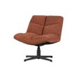 Afbeelding van Woood Vinny Draaifauteuil BouclÉ Roest