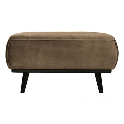BePureHome Statement Hocker Fluweel Taupe BePureHome Statement Hocker Fluweel Taupe