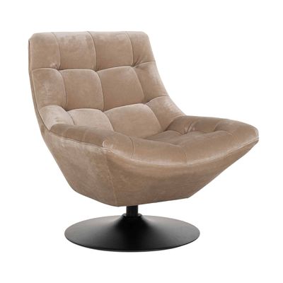 Richmond Interiors Draaifauteuil Richelle Sand Velvet (Genova 904 Sand) Richmond Interiors Draaifauteuil Richelle Sand Velvet (Genova 904 Sand)