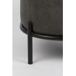Afbeelding van White Label Living Lounge Chair Polly Grey