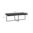 Afbeelding van Richmond Interiors Salontafel Oakura 120x60 (Zwart)