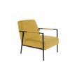 Afbeelding van White Label Living Lounge Chair Wakasan Yellow