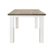 Afbeelding van Richmond Interiors Eettafel Cardiff 190x90, rechte poten (SNOW)
