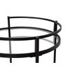 Afbeelding van Woood Exclusive Zora Trolley Metaal/glas Zwart