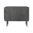 Afbeelding van VT Wonen Skin Fauteuil Donkergrijs