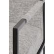 Afbeelding van White Label Living Lounge Chair Wakasan Light Grey