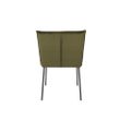 Afbeelding van White Label Living Chair Floke Velvet Olive