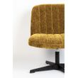 Afbeelding van White Label Living Lounge Chair Belmond Rib Ochre