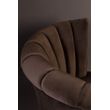 Afbeelding van Dutchbone Flair Lounge Chair Donkerbruin