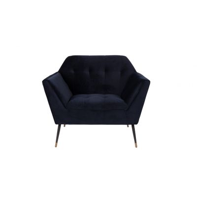 Dutchbone Kate Lounge Chair Blauw Dutchbone Kate Lounge Chair Blauw