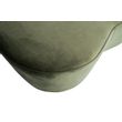 Afbeelding van BePureHome Macaroni Bankje Fluweel Onyx - 110 CM
