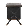 Afbeelding van Richmond Interiors Bureau Hunter 3-laden 150x60 (Goud)