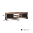 Afbeelding van Richmond Interiors TV-dressoir Raffles 4-deuren, gerecyceld hout