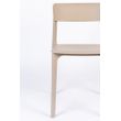 Afbeelding van White Label Living Chair Clive Light Brown