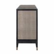 Afbeelding van Richmond Interiors Dressoir Bloomingville 4-deuren shagreen (Goud)