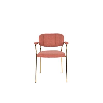 White Label Living Armchair Jolien Gold/Pink White Label Living Armchair Jolien Gold/Pink