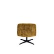 Afbeelding van White Label Living Lounge Chair Belmond Rib Ochre