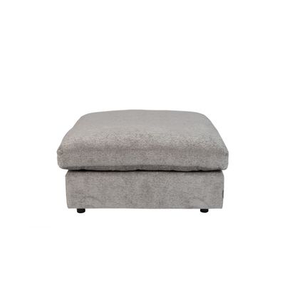 Zuiver Sense Hocker Light Grey Soft Zuiver Sense Hocker Light Grey Soft