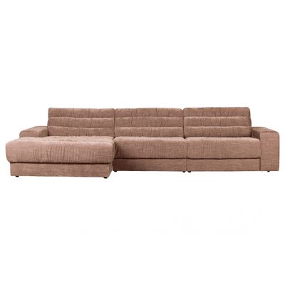 BePureHome Date Chaise Longue Links Vintage Fluweel Blush BePureHome Date Chaise Longue Links Vintage Fluweel Blush