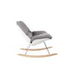Afbeelding van White Label Living Lounge Chair Rocky Light