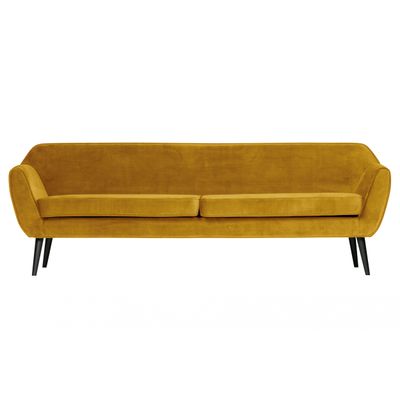 Woood Rocco Sofa Oker Geel - 230 CM Woood Rocco Sofa Oker Geel - 230 CM