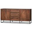 Afbeelding van Woood Exclusive Forrest 2-deurs Dressoir Met Lades Mango Hout Naturel