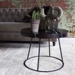 Afbeelding van Dutchbone Kraton Bijzettafel Chocolate Black L