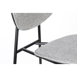 White Label Living Chair Donny Grey