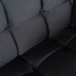 Afbeelding van Richmond Interiors Fauteuil Huxley Antraciet velvet / Brushed gold (Quartz Antraciet 801)