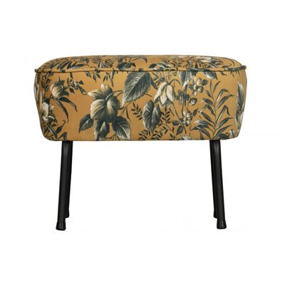 BePureHome Vogue Hocker Poppy Geel BePureHome Vogue Hocker Poppy Geel