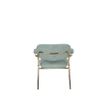 Afbeelding van White Label Living Lounge Chair Jolien Arm Gold/Light Green