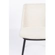 Afbeelding van White Label Living Chair Lionel Beige