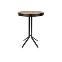 White Label Living Bar Table Maze Round Natural