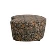 Afbeelding van BePureHome Macaroni Bankje Fluweel Bouquet Zwart - 165 CM