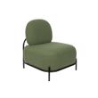 Afbeelding van White Label Living Lounge Chair Polly Green