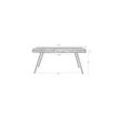 Afbeelding van White Label Living Table Suri 200X90 Natural